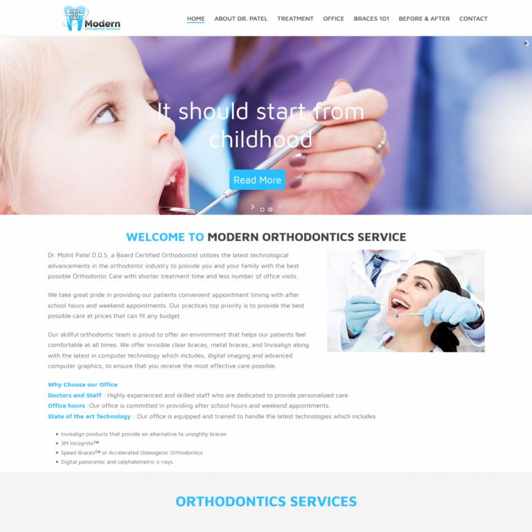 Modern Orthodontics Service