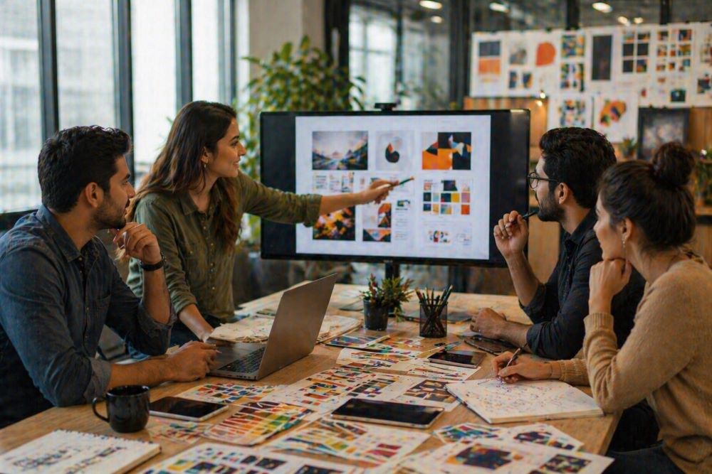 Graphic design team Collaborative